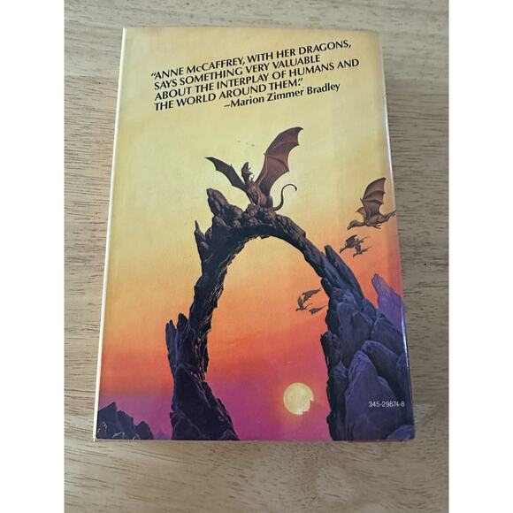 Anne McCaffrey, 2 BKS Moreta DragonLady of Pern & Nerilka's Story HC/BC/DJ/1stEd - Picture 8 of 16